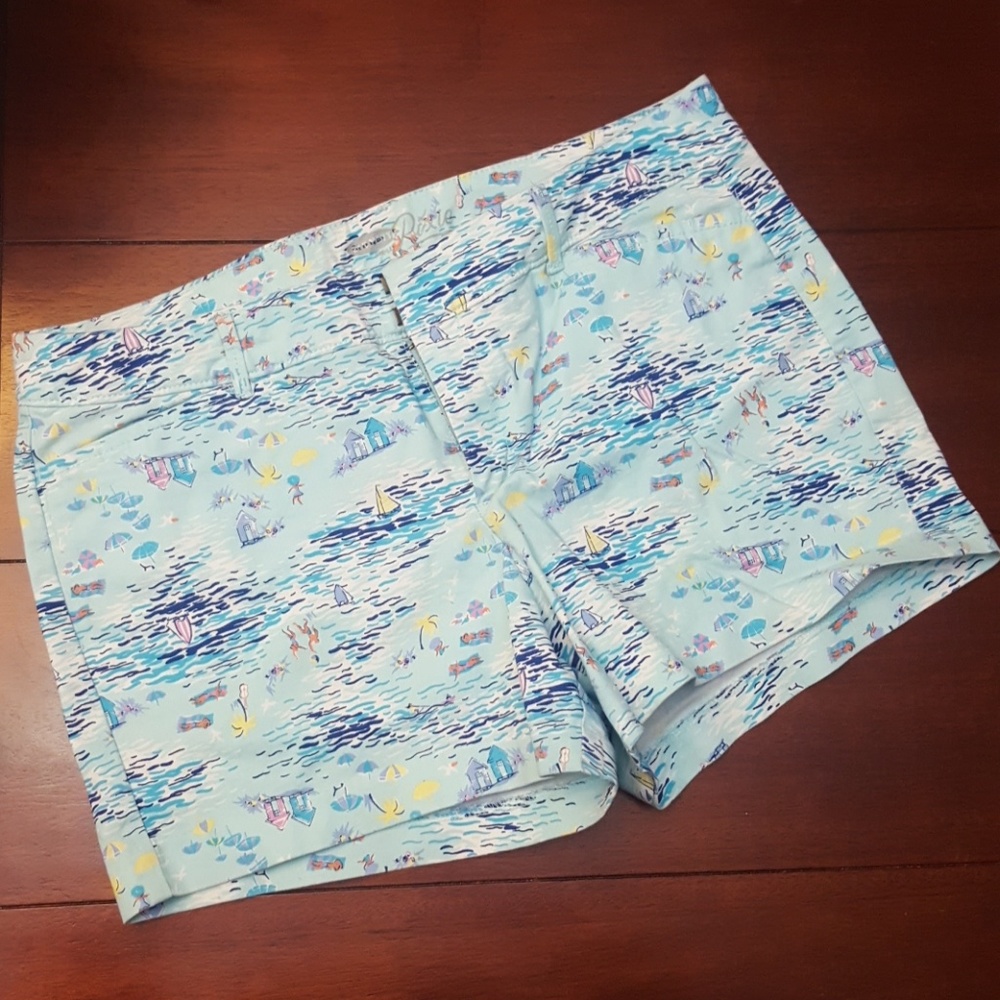 Nautical Print Shorts - 3" inseam